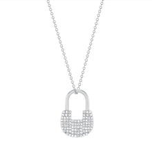 Load image into Gallery viewer, DIAMOND LOCKE NECKLACE
