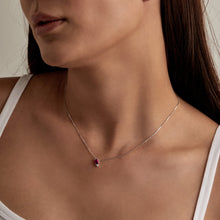 Load image into Gallery viewer, RUBY STONE MINI PENDANT