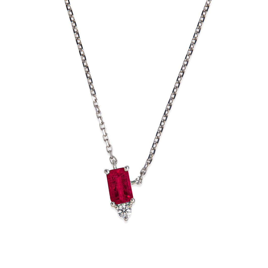 RUBY STONE MINI PENDANT