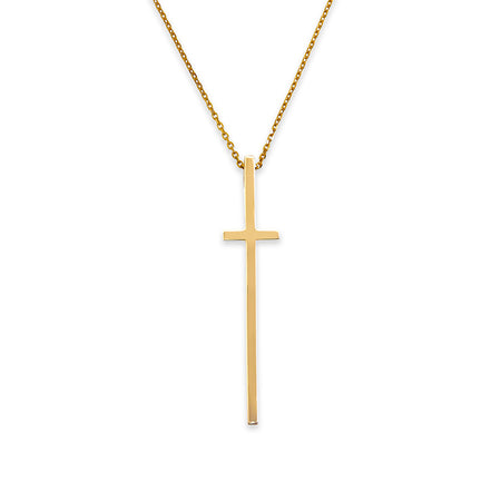 DEEP CROSS NECKLACE PLUNGE