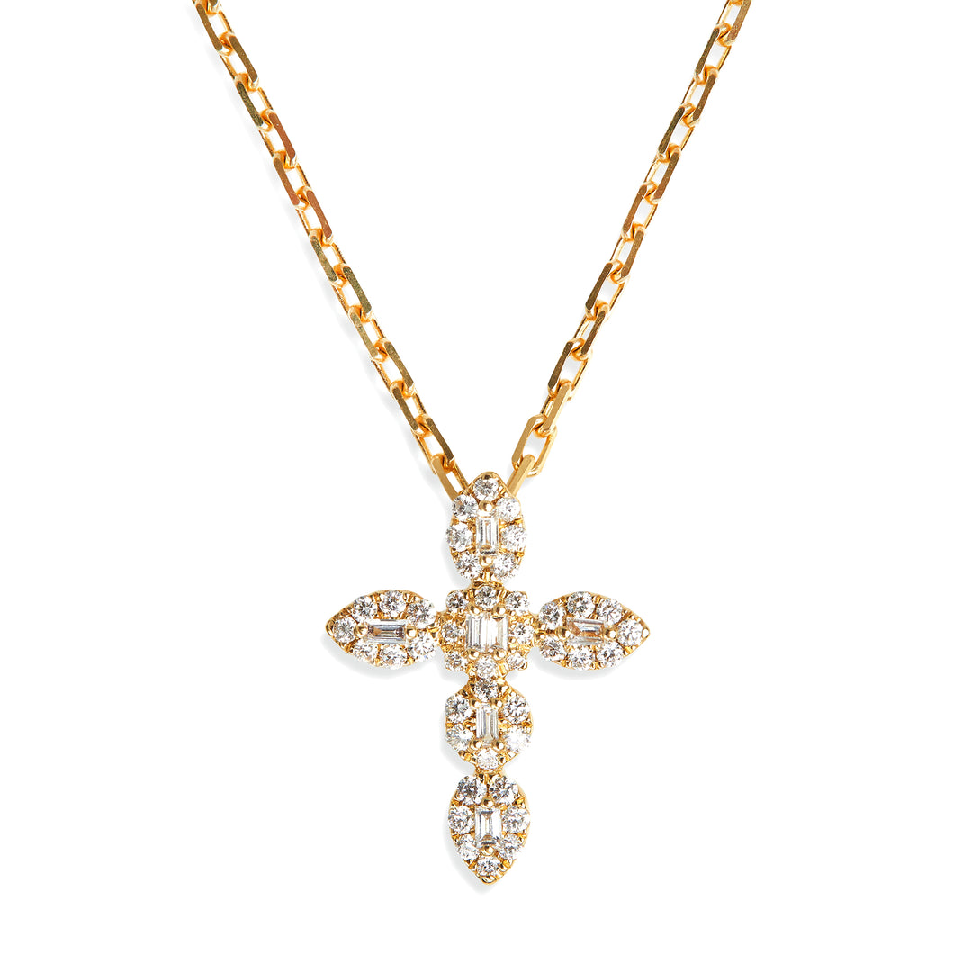 CROSS PENDANT BAGUETTE