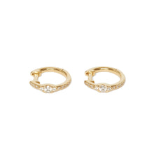 Load image into Gallery viewer, GEN DIAMOND HOOP EARRINGS
