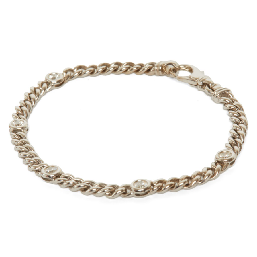 DION WHITE GOLD BRACELET