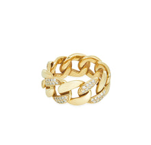 Load image into Gallery viewer, GOLD CUBAN ETERNITY BAND
