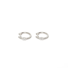 Load image into Gallery viewer, GEN DIAMOND HOOP EARRINGS
