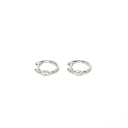 GEN DIAMOND HOOP EARRINGS